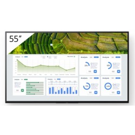Sony FW-55BZ30L signage display Digital signage flat panel 55" LCD Wi-Fi 440 cd/m² 4K Ultra HD Black Android 24/7