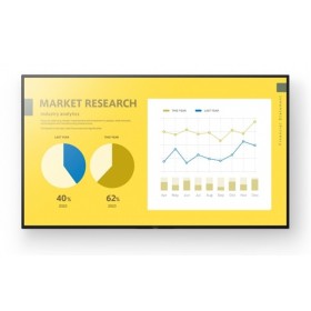 Sony FW-43EZ20L signage display Digital signage flat panel 43" LED Wi-Fi 350 cd/m² 4K Ultra HD Black Android 16/7
