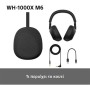 Sony WH1000XM6 Flagship Noise Cancelling Wireless Over Ear Headphones Black