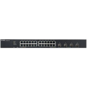 Zyxel Switch Gigabit Ethernet Cloud Managed L3 Lite 24-Port + 4SFP+ R/M Fanless XGS1935-28