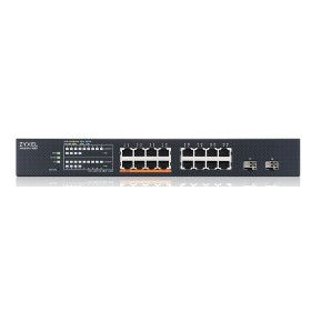 Zyxel Switch PoE Multi-Gig 2.5G Cloud Managed 8PoE + 8RJ45 + 2SFP+ 180W XMG1915-18EP