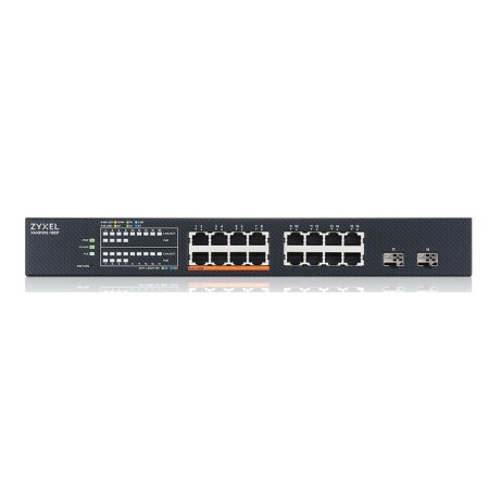 Zyxel Switch PoE Multi-Gig 2.5G Cloud Managed 8PoE + 8RJ45 + 2SFP+ 180W XMG1915-18EP