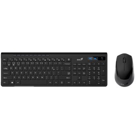 Genius Keyboard-Mouse Set Wireless+BT SlimStar 8230 English