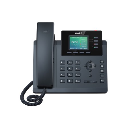 Yealink IP Phone Desktop PoE 2.4'' Gigabit, Color Screen, USB & Wi-Fi T34W without Power Supply