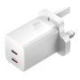 Baseus Charger Wall 40W USB-Cx2 UK MINI GaN5 White
