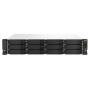 QNAP NAS 12-Bay Rackmount Intel Quad-Core, 8GB RAM, Redundant PSU, PCIe Slot & Dual 2.5GbE Ports TS-1264U-RP
