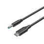 Unitek UCL USB-C to DC Cable 1.8m 65W for HP 4.5x3.0mm C14117BK