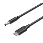 Unitek UCL USB-C to DC Cable 1.8m 65W for Dell 4.5*3.0mm C14120BK