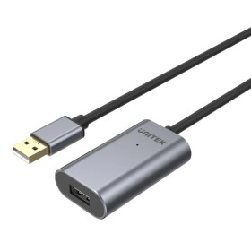 Unitek UCE USB-A 2.0 Active Extension Cable Alum 10.0m Y-272
