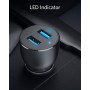 Anker PowerDrive III 2 Port 36W Alloy Car Charger Black