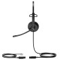 Yealink Headset Wired Analog RJ9 QD with Noice Cancelling for IP Phone YHS34 Mono
