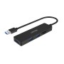 Unitek H1108A USB3.1 Hub 3port USB3.1 & Card Reader