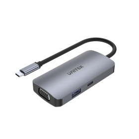 Unitek D1051A USB3.1 TypeC Hub 2xHDMI/VGA/PD100W up to 3 monitors