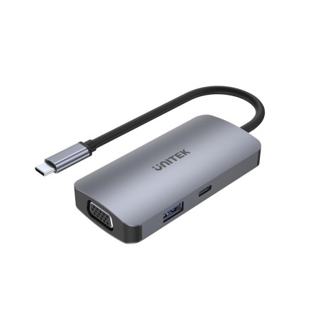 Unitek D1051A USB3.1 TypeC Hub 2xHDMI/VGA/PD100W up to 3 monitors