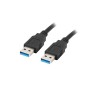 Lanberg USB Type-A 3.0 Male to Male Cable 1.0m Black