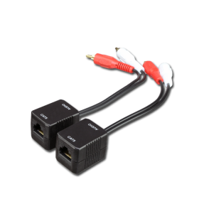 DigitMX DMX-AEXT2R 2RCA Stereo Audio Extender CAT5