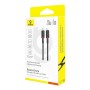 Baseus Cable Lightning to USB-A Dura Series Braided 2.0m Black-Red