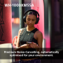 Sony WH1000XM5SA LIMITED SOFT CASE EDITION Premium Noise Cancelling Wireless Over Ear Headphones - Black