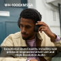 Sony WH1000XM5SA LIMITED SOFT CASE EDITION Premium Noise Cancelling Wireless Over Ear Headphones - Black