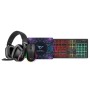 Alcatroz X-Craft 4in1 Gaming Set Keyb+Mouse+Mat+H/set Rechargeable NEXUS Black