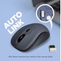 Alcatroz Mouse Wireless & Bluetooth Silent AIRMOUSE DUO 3 White