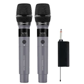 SonicGear WM2200UL DUAL Grigio 2 x Wireless 2.4GHz Rechargeable Microphone Handsets with LED Display
