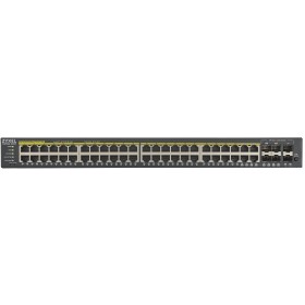 Zyxel Switch PoE Gigabit Managed Cloud 48PoE + 4RJ45/SFP Combo +2SFP 375W GS192048HPV2