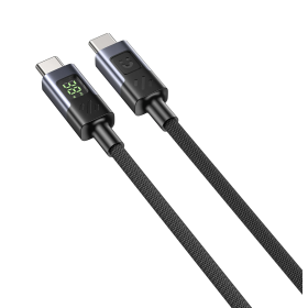 Unitek USB-C Cable PD60W Braided with Display 3.0m C14158A-3M