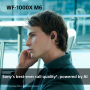 Sony WF1000XM6 Wireless Noise Cancelling Earbuds Platinum Silver