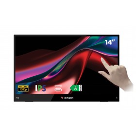 Verbatim Monitor Portable Touch 14" Full-HD USB-C LIGHT Series