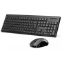Vention Keyboard and Mouse Combo Wireless Silent Slim Full Size KTZB0-EN