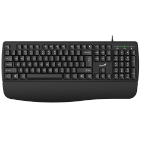 Genius Keyboard Wired AI with Palm Rest KB-123 English