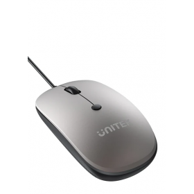 Unitek Mouse Wired USB-A SlimTrack T060 Space Grey